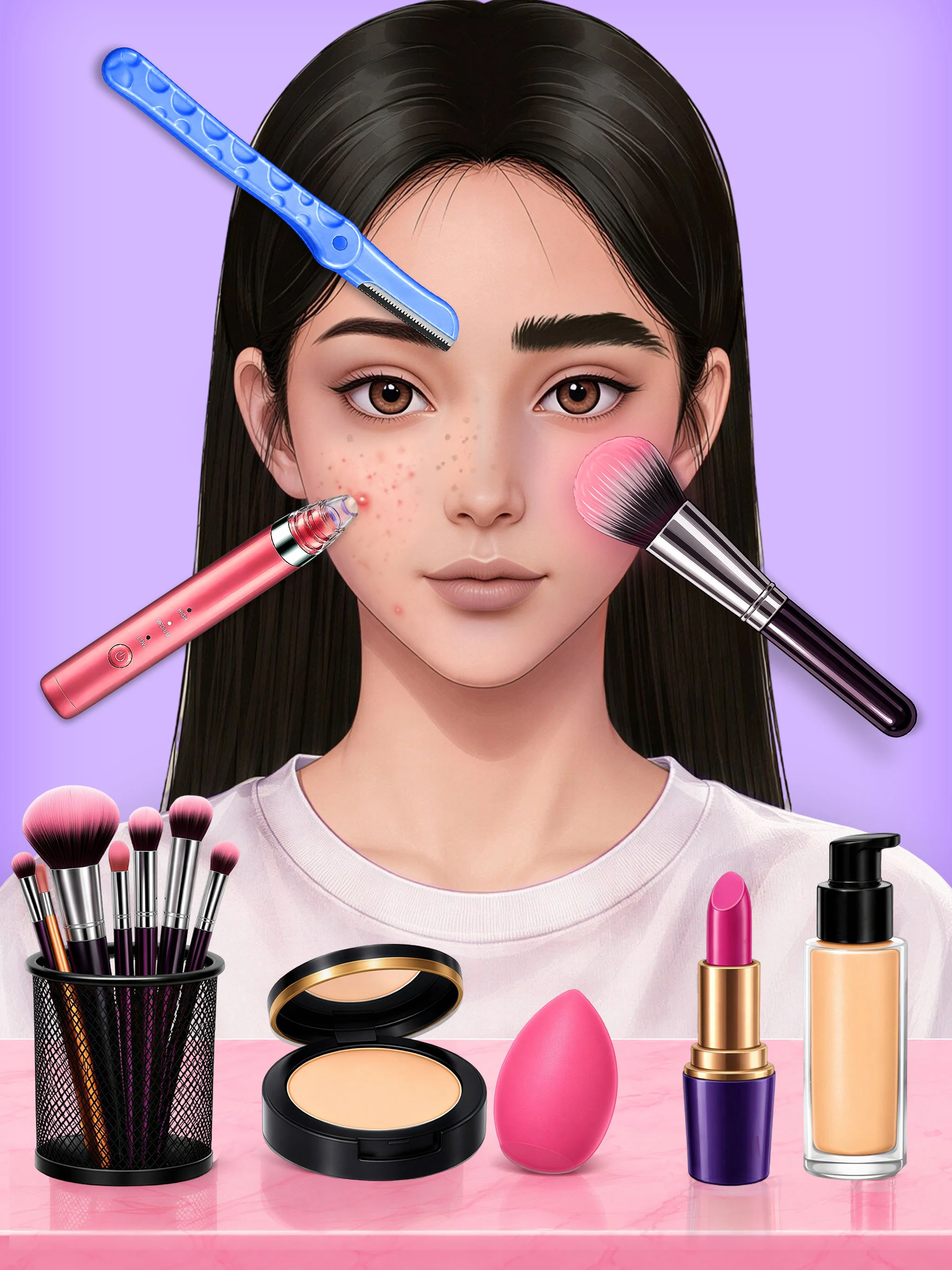 Skincare ASMR: Relaxing Games screenshot